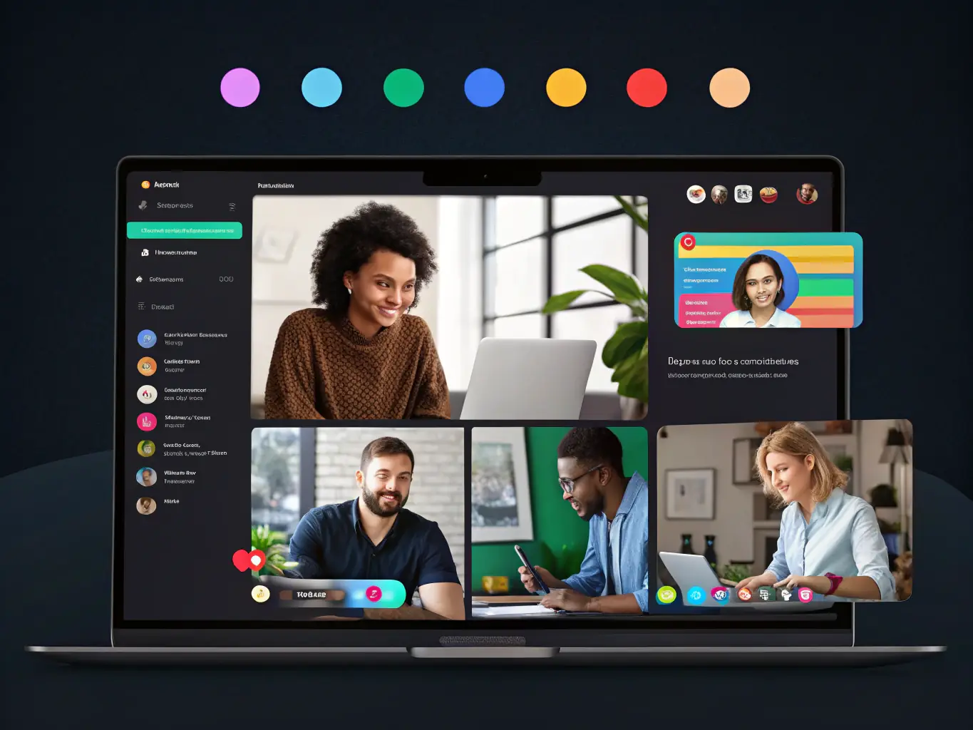 An illustrative graphic showing team members collaborating on a document within Hordeapp, emphasizing real-time editing and version control.